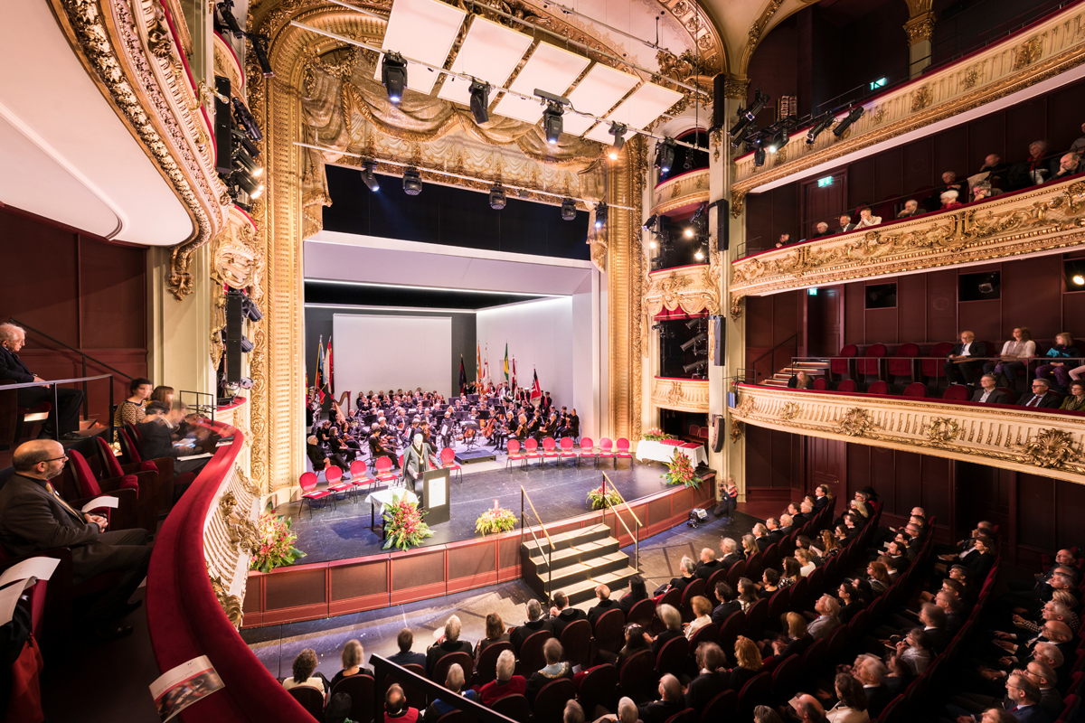 Der 184. Dies academicus der Universität Bern fand im Stadttheater Bern statt. © Universität Bern / Bild: Ramon Lehmann