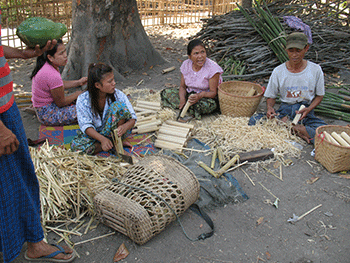 Bauern in Myanmar