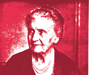 Pädagogin Maria Montessori