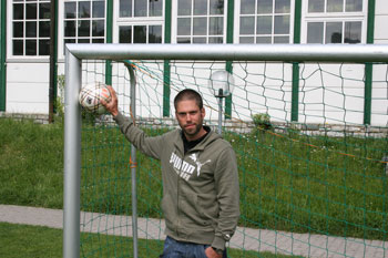 Marc Zibung mit Ball