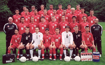 Gruppenbild der U-17-Nationalmannschaft