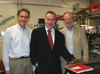 Gemeinsam für ein gutes Klima (v.l.): Prof. Thomas Stocker, Stadtpräsident Alexander Tschäppät, Prof. Heinz Wanner.