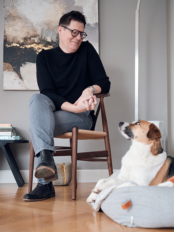 Martin Föhse mit seinem Hund